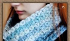 Вяжем крючком шарфы — снуды, новинки и красивые схемы вязания
