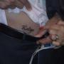 Danil name tattoo.  Name tattoo on hand.  Photos and sketches of tattoos with names